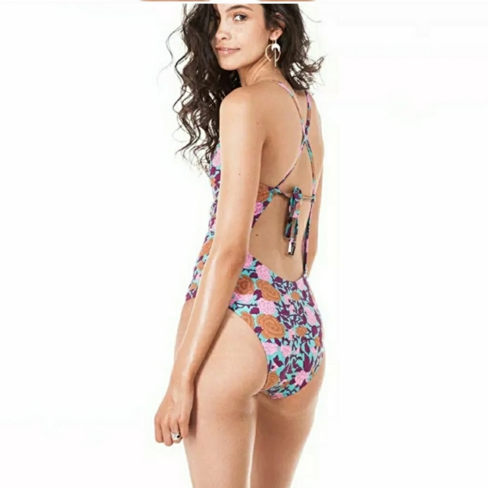 Surf n Sand One Piece Spanish Rose